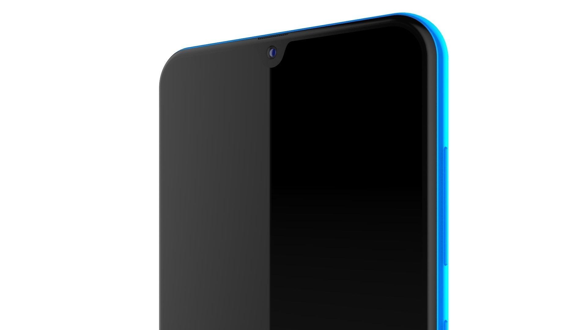 Samsung Galaxy A70 Blue 3D model_9