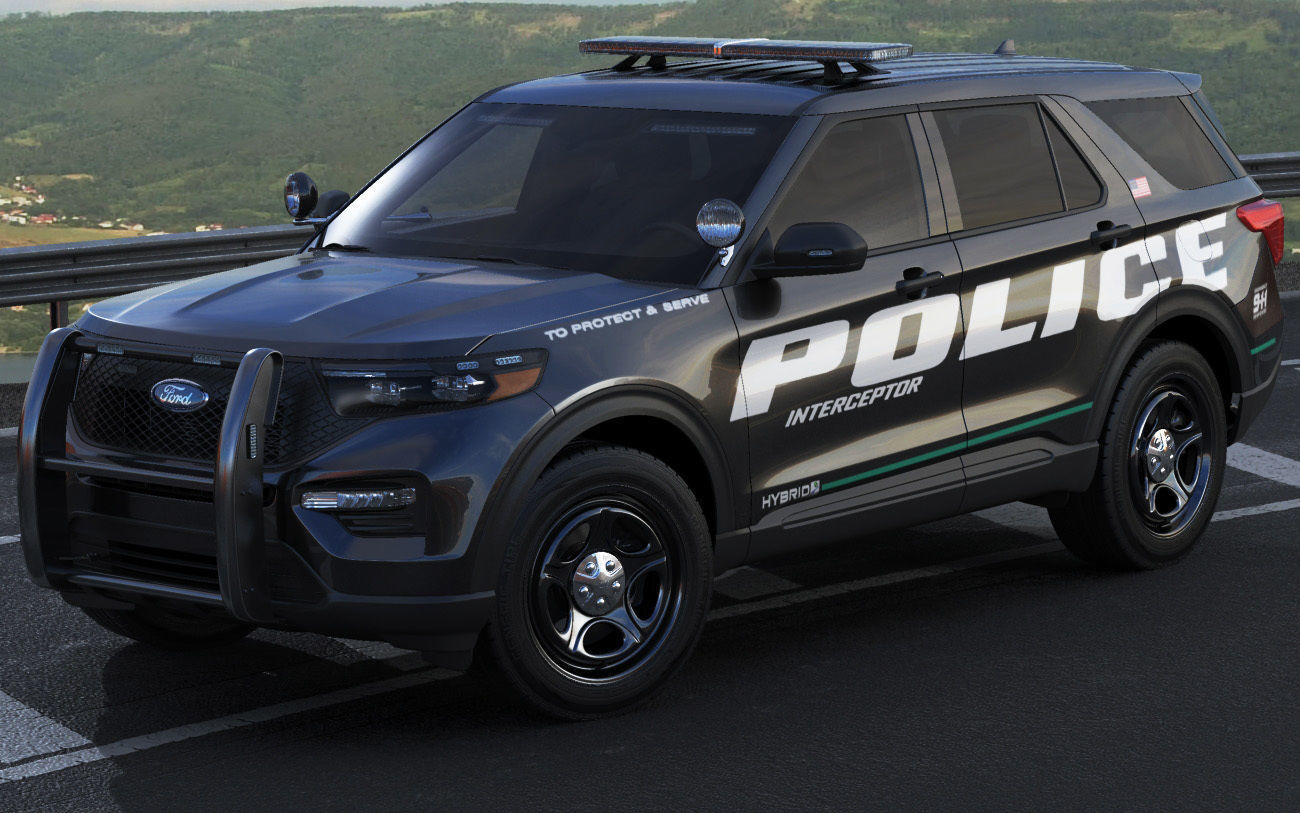 Explorer 2020 Police Interceptor 3D model_14