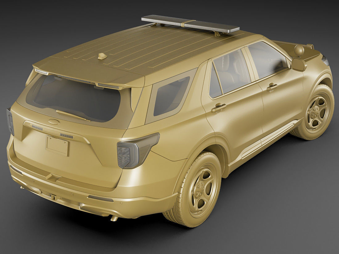 Explorer 2020 Police Interceptor 3D model_17