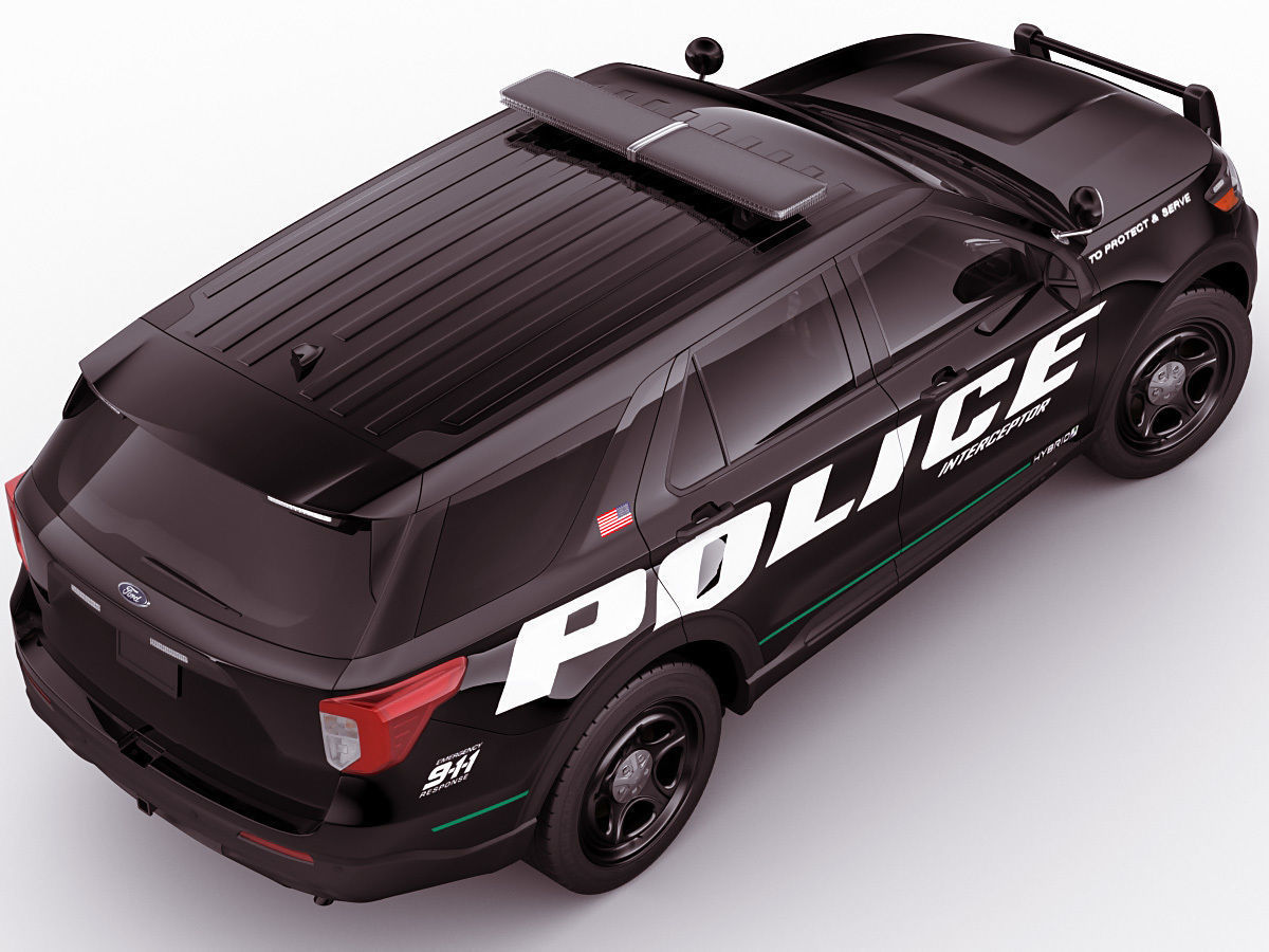 Explorer 2020 Police Interceptor 3D model_6