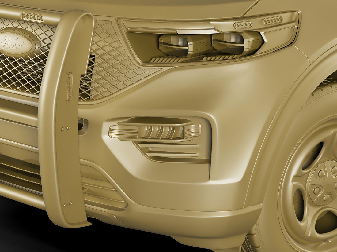 Explorer 2020 Police Interceptor 3D model_18