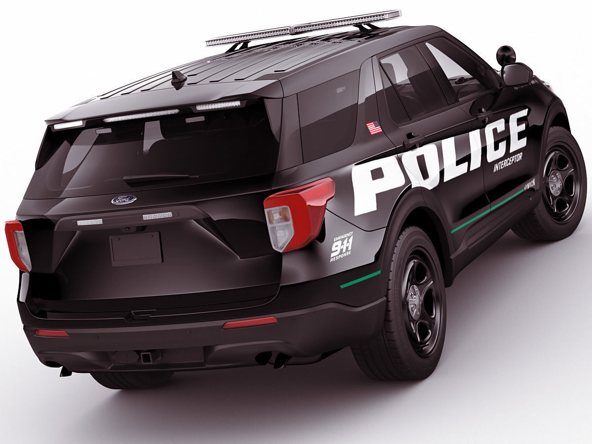 Explorer 2020 Police Interceptor 3D model_1