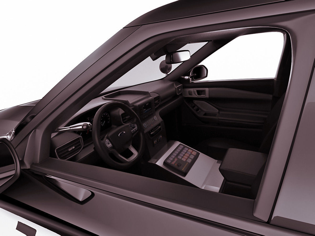 Explorer 2020 Police Interceptor 3D model_12
