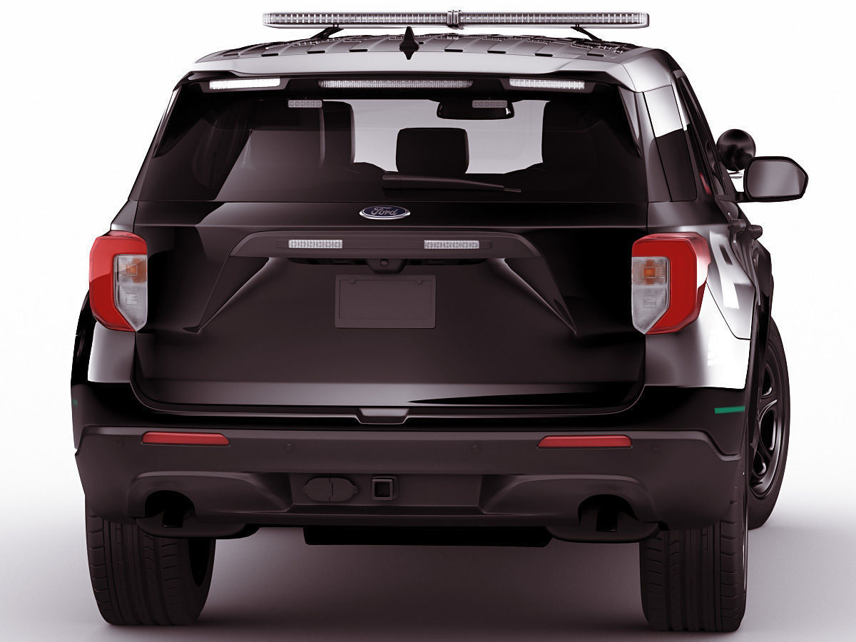 Explorer 2020 Police Interceptor 3D model_11