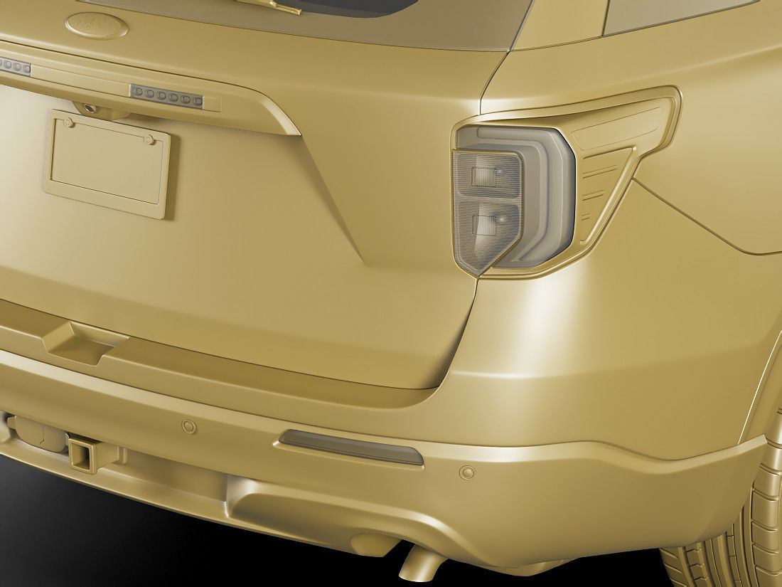 Explorer 2020 Police Interceptor 3D model_19