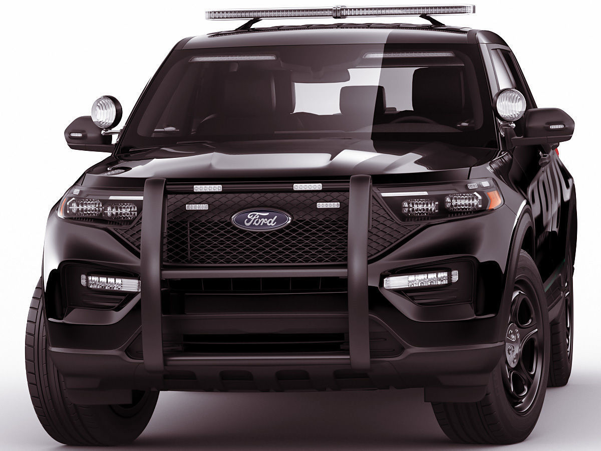 Explorer 2020 Police Interceptor 3D model_10