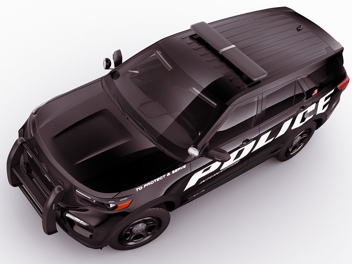 Explorer 2020 Police Interceptor 3D model_5
