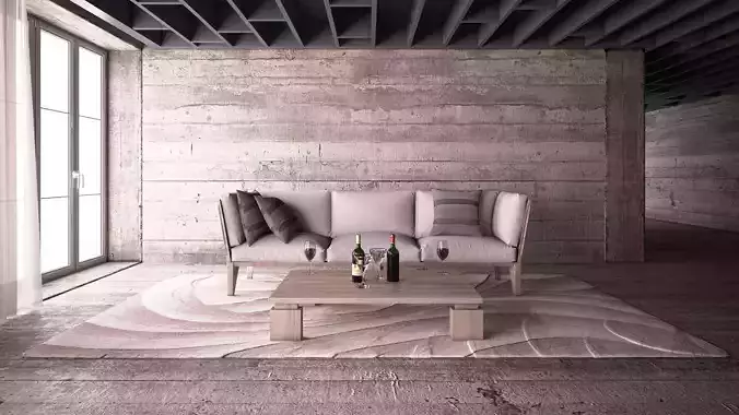 Home and Office - Sofa Furniture 03 3D model