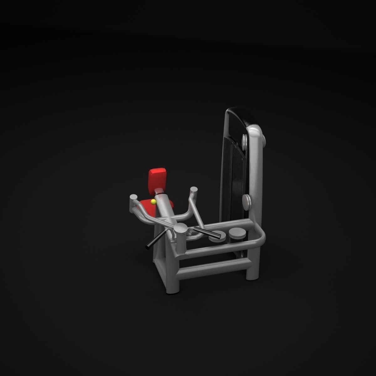 Upper Back Machine 3D model_3