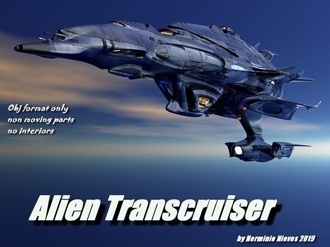 Alien Transcruiser 3D model