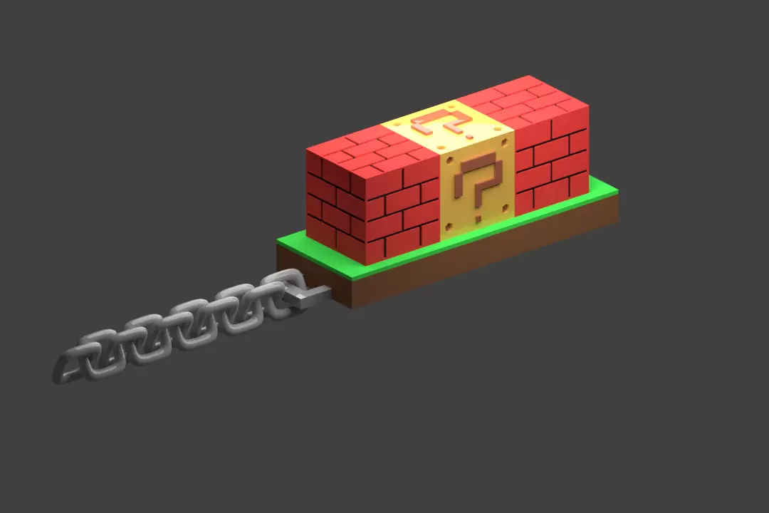 Mario Bros Part 1 3D print model