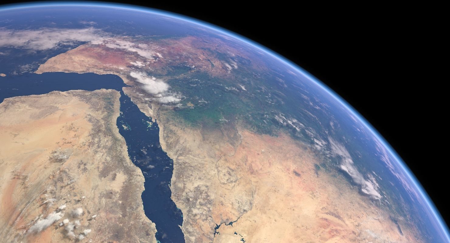 32K Ultra Realistic Earth 3D model_32