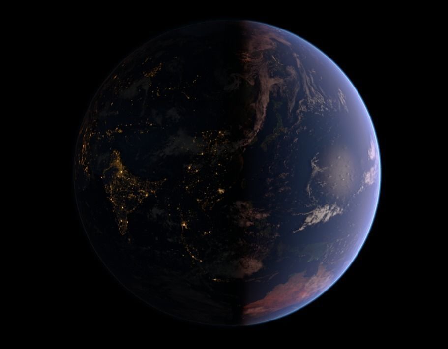 32K Ultra Realistic Earth 3D model_3