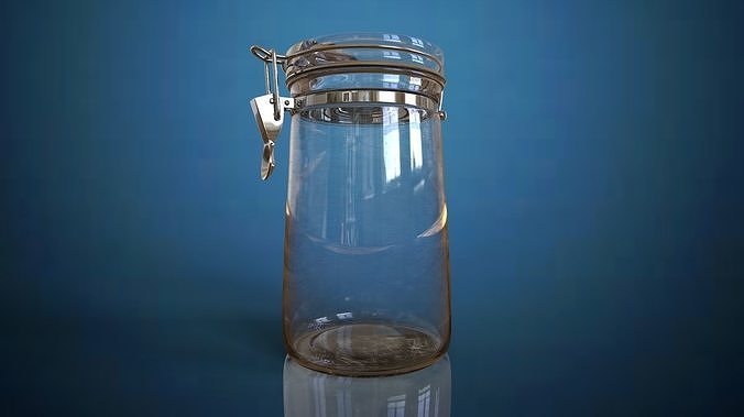 Glass Jar  3D model