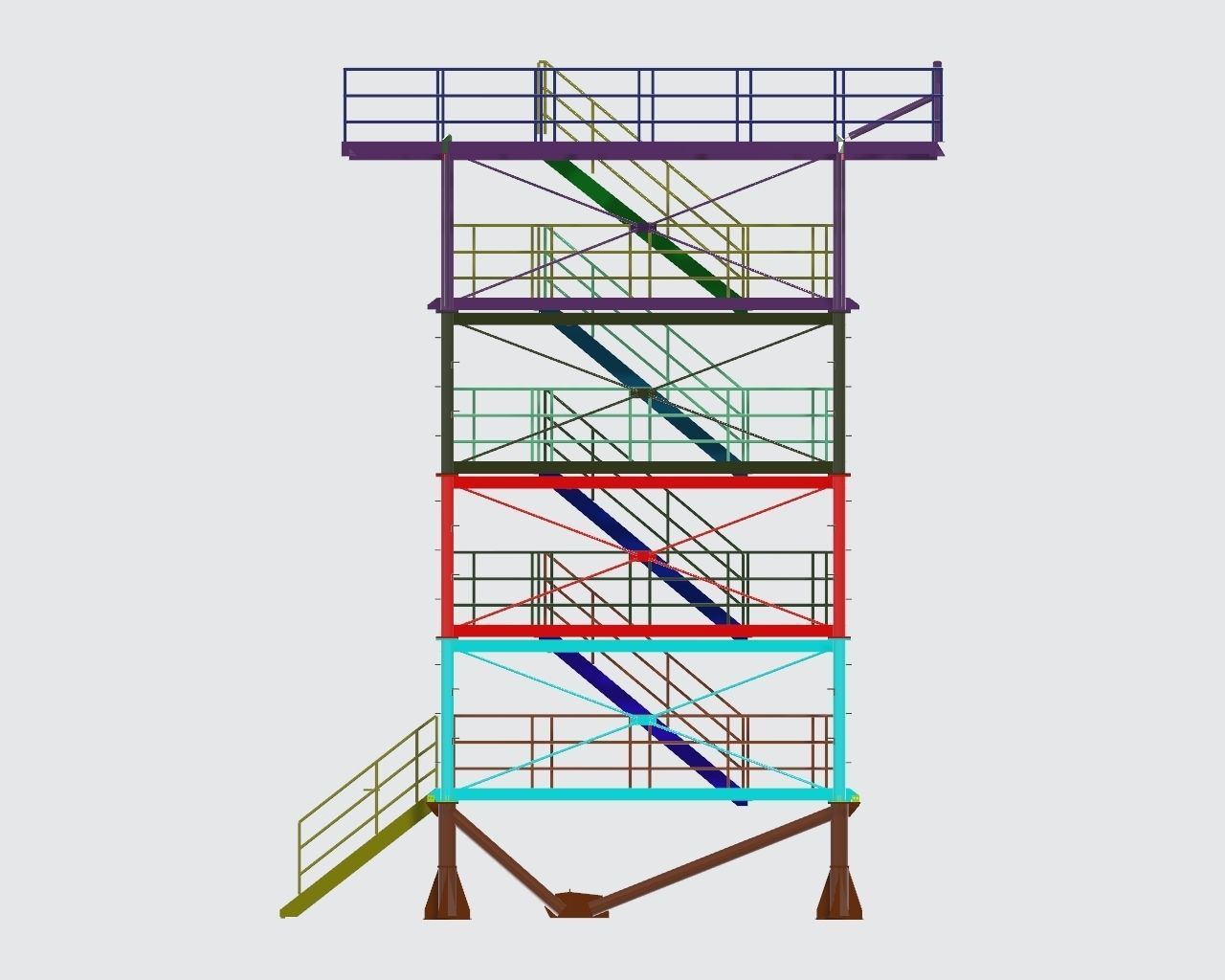 Platform pack 3d model 3D model_12