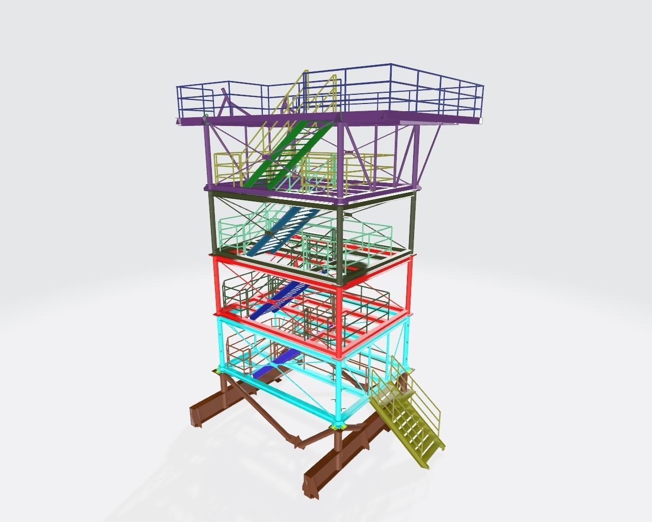 Platform pack 3d model 3D model_1