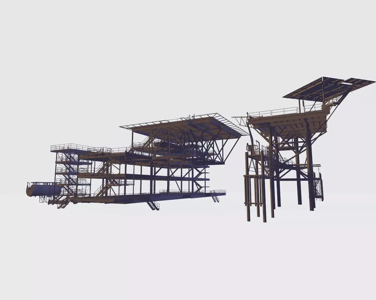 Platform pack 3d model 3D model_0