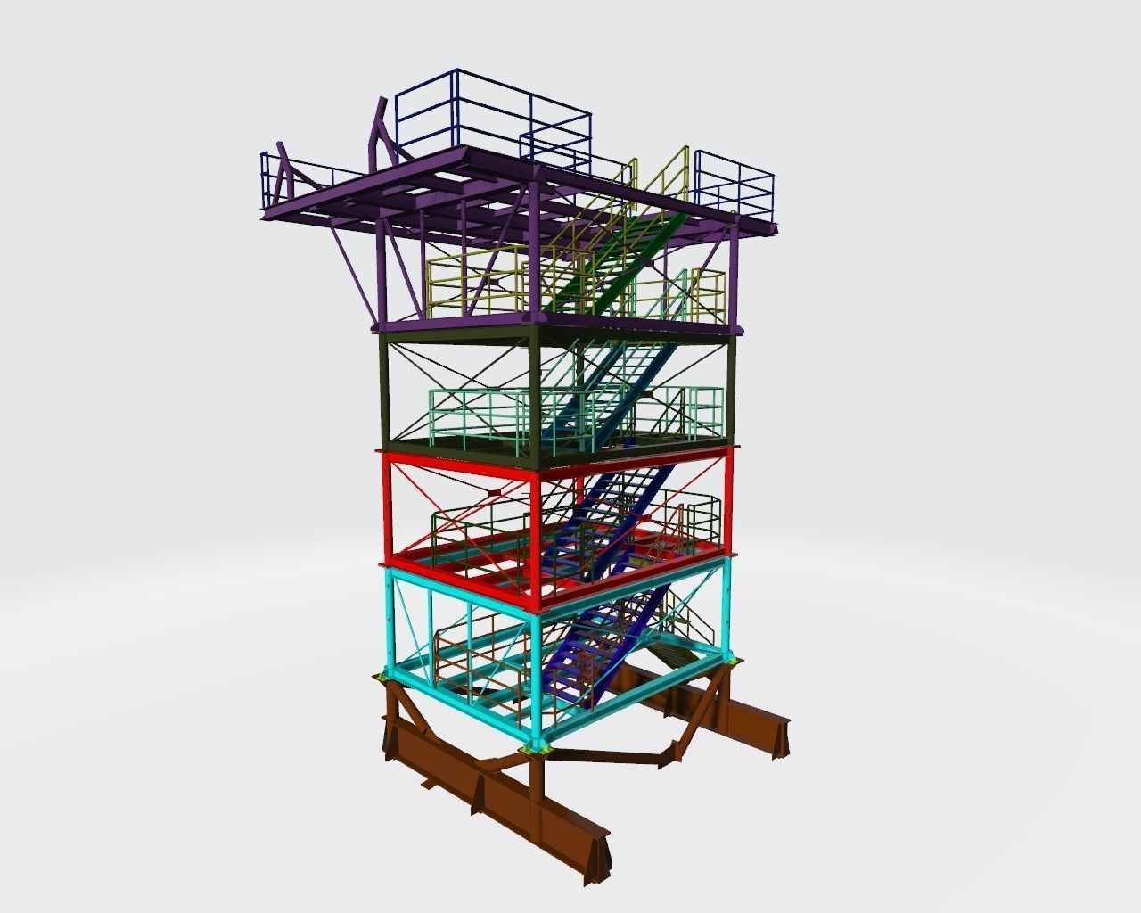 Platform pack 3d model 3D model_2