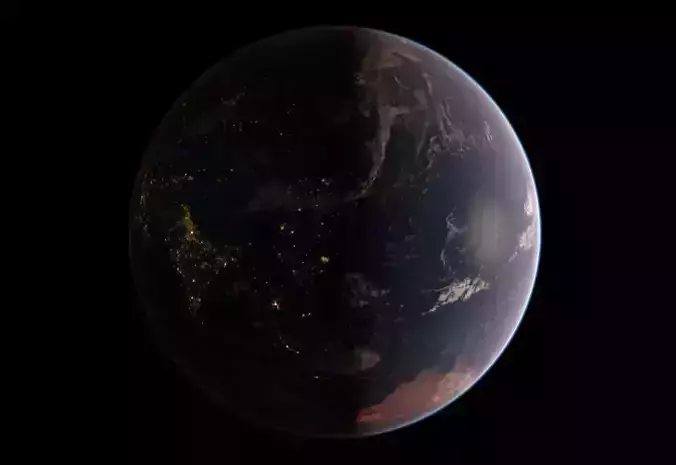 21K Ultra Realistic Earth 3D model