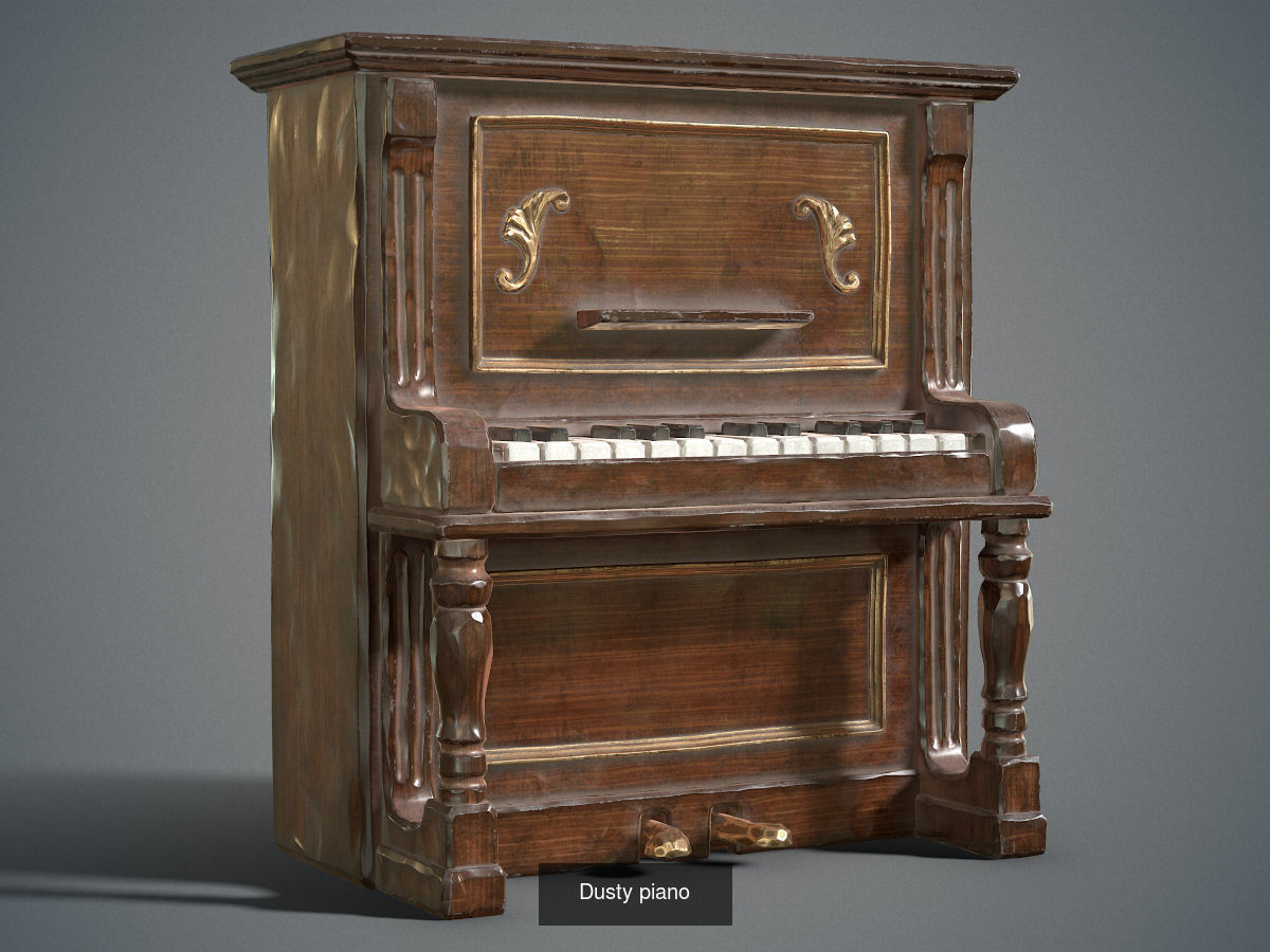 Childroom objects 3D Model Collection_9