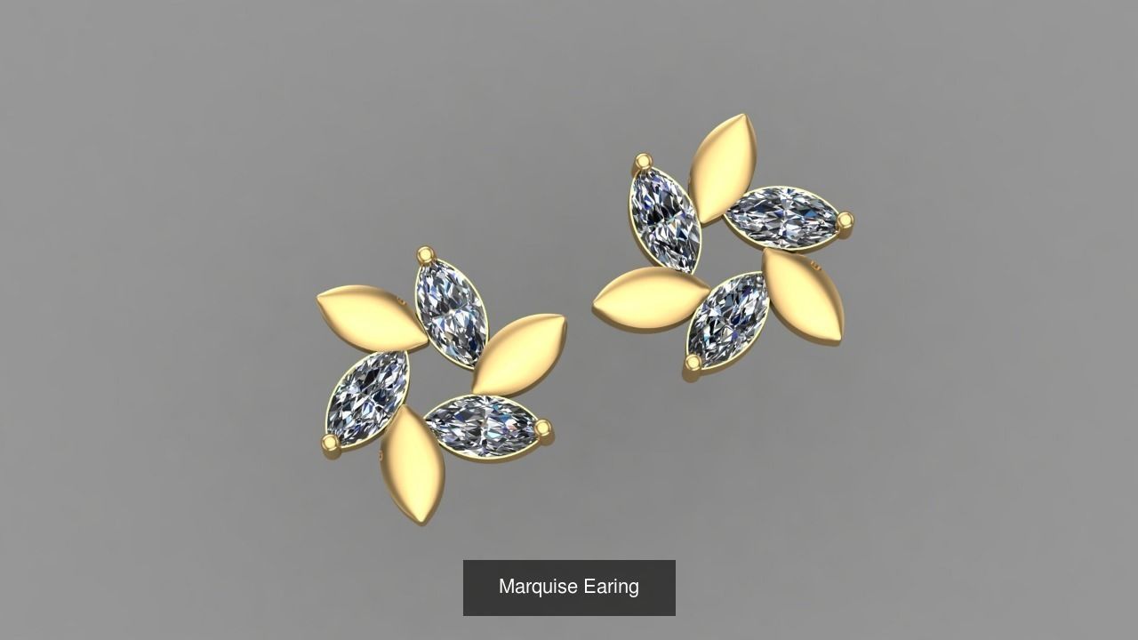 Collection Of elegant Earings Dimaond Pearl  _20