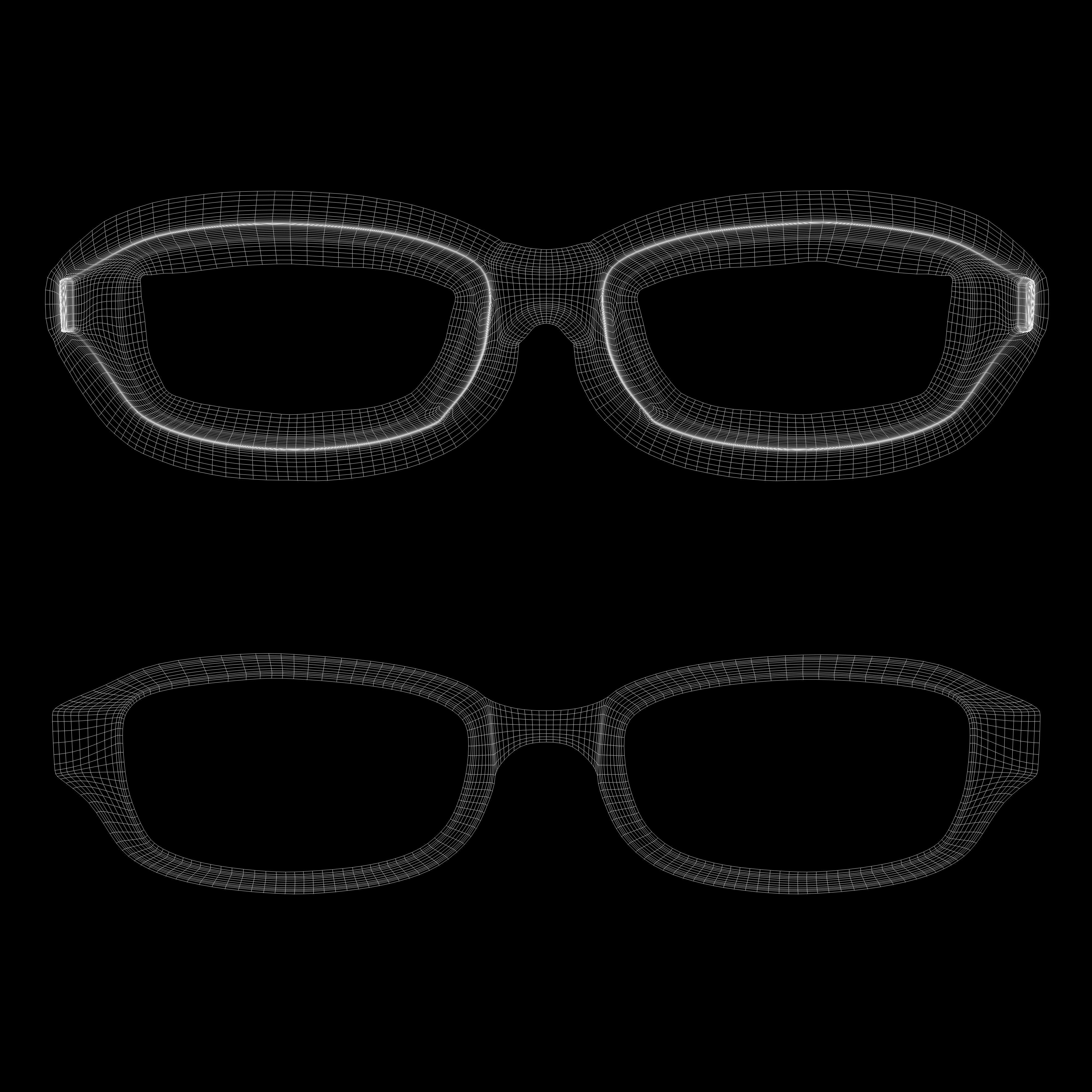 Eyeglasses for Men and Women 3D print model_16