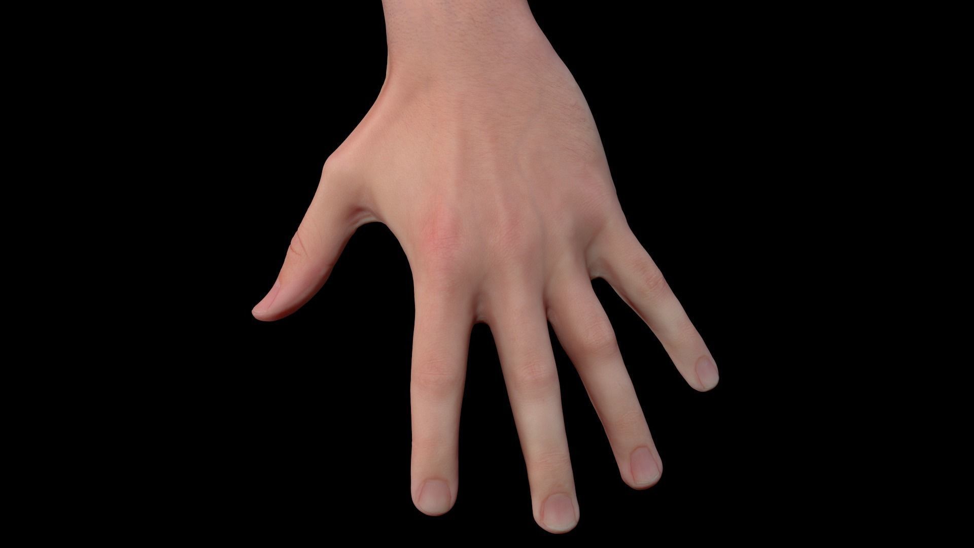 Cinematic Male 001 Low-poly 3D model_4