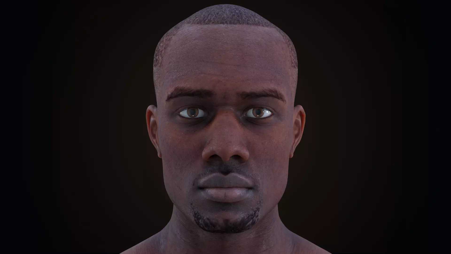 Cinematic Male 002 Low-poly 3D model_0