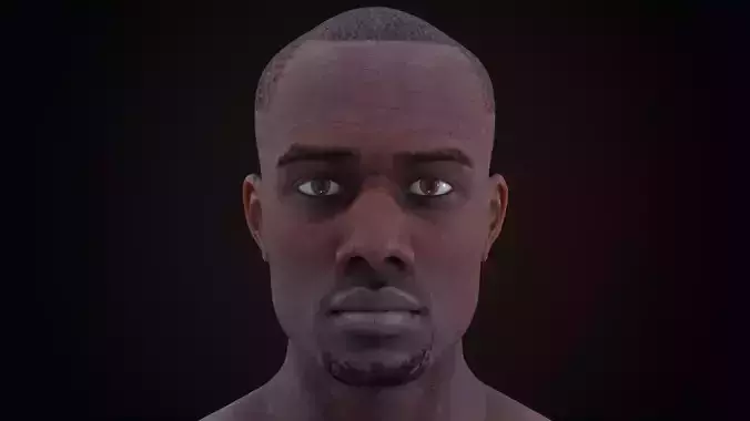 Cinematic Male 002 Low-poly 3D model