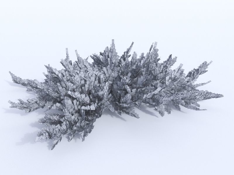 creeping juniper blue chip set 3D model_14
