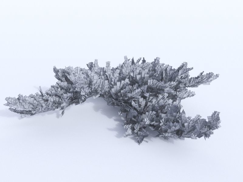 creeping juniper blue chip set 3D model_11