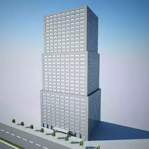 low poly building 20470