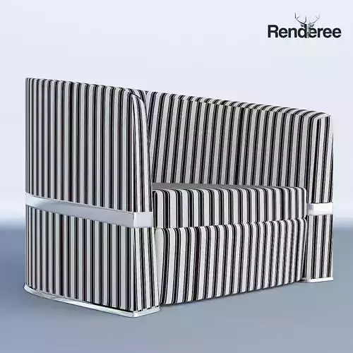 Lounge Stripped Italian Armchair