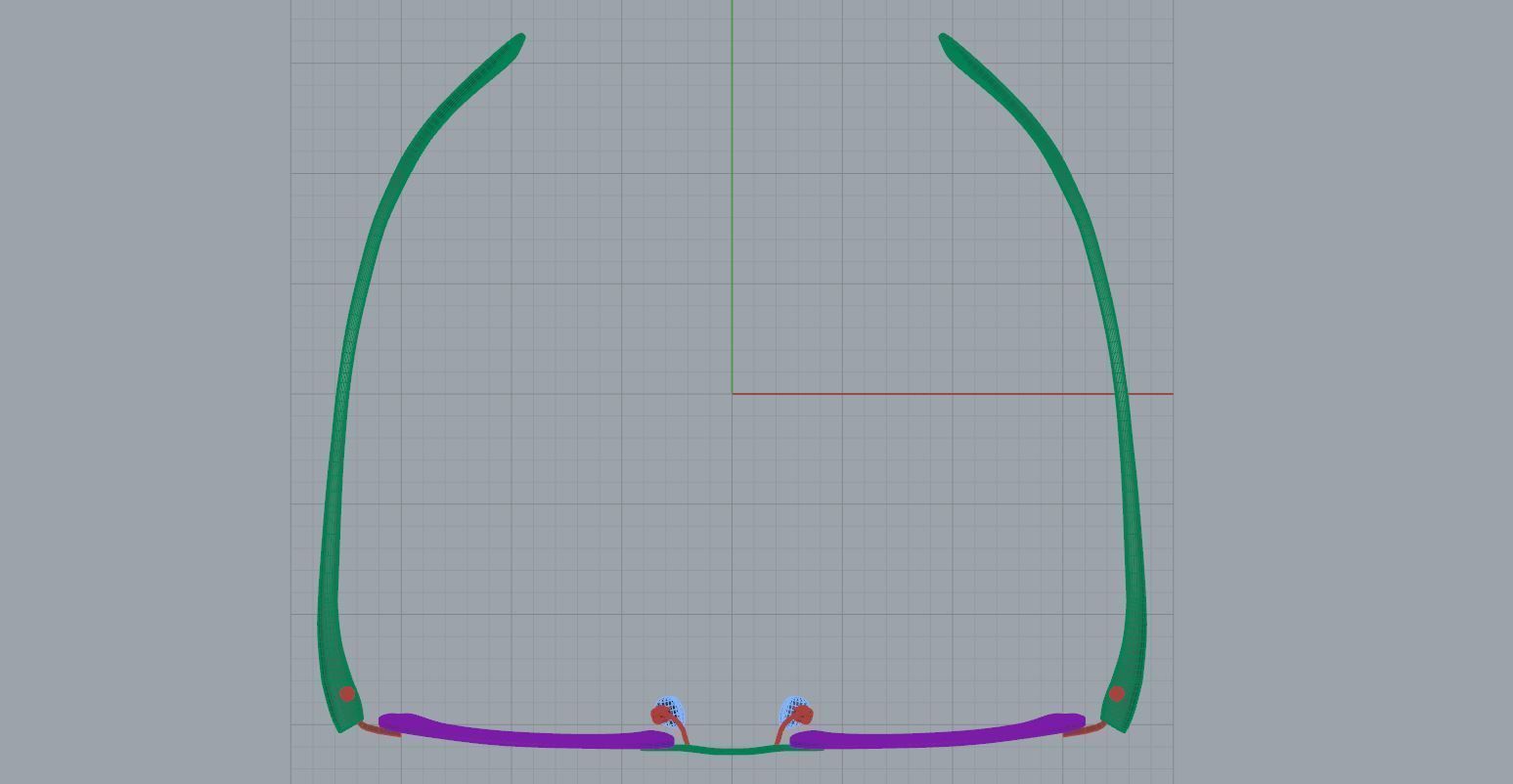 Eyeglasses for Men and Women 3D print model_5