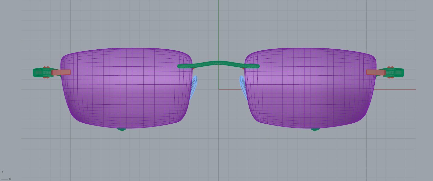 Eyeglasses for Men and Women 3D print model_4