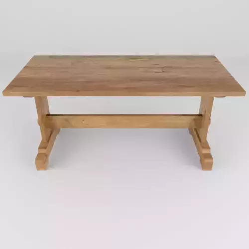 Wooden table for garden