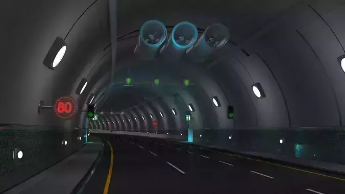 Tunnel Highway 3D model