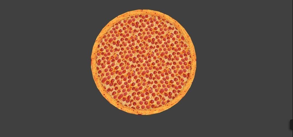 Low Poly Pizza Free low-poly 3D model_2