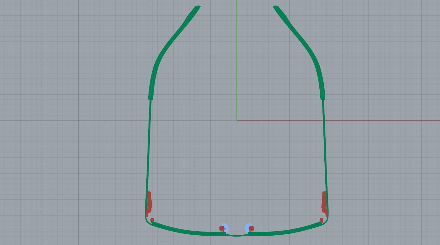 Eyeglasses for Men and Women 3D print model_5