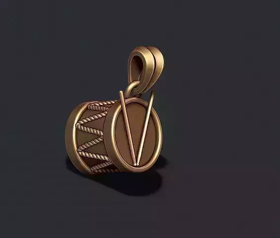 drum pendant 3D print model