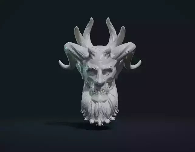 Demon Head 3D print model
