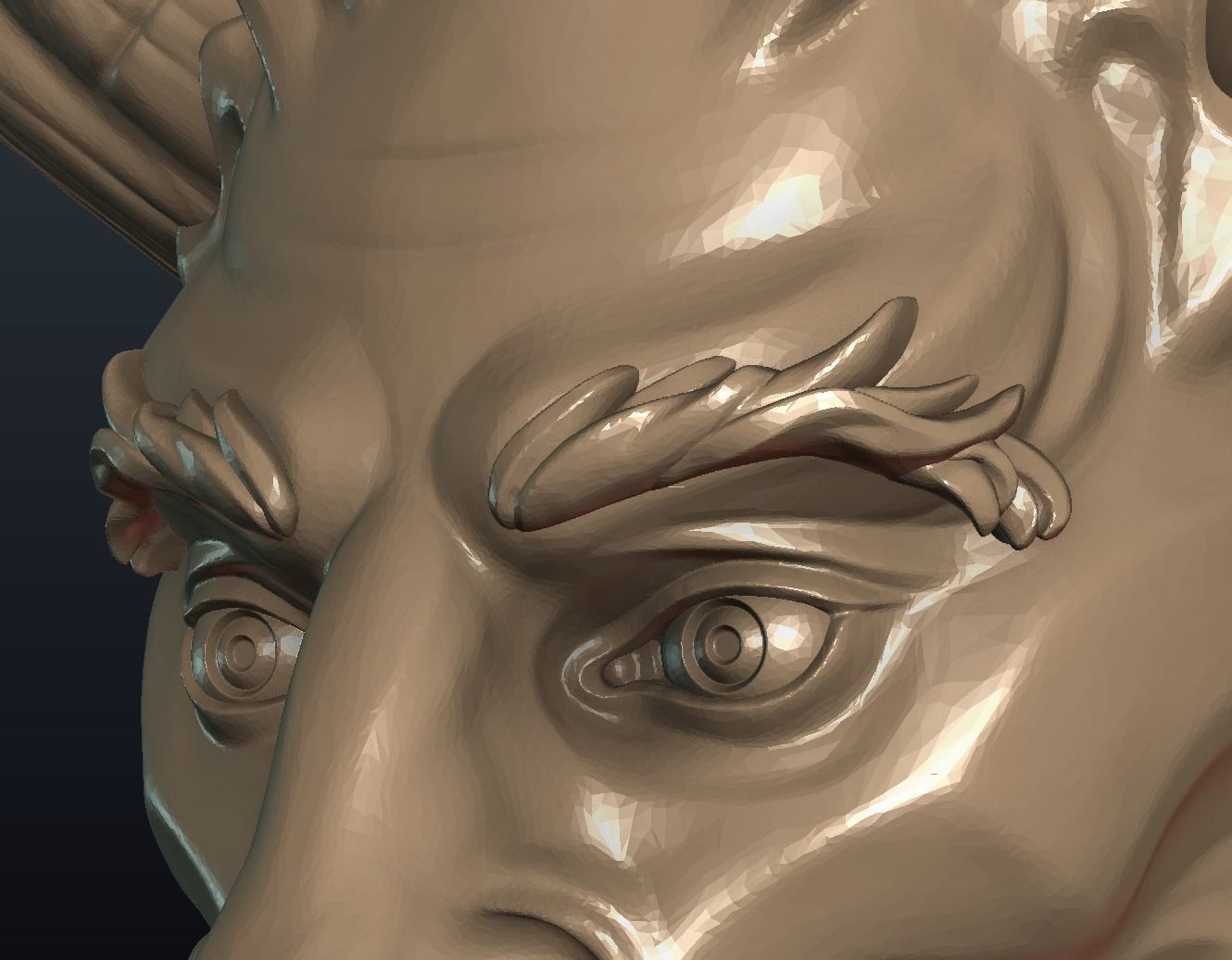 Demon Head 3D print model_15