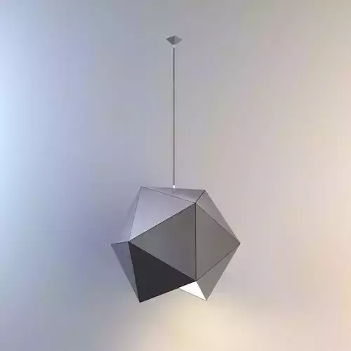 geometric ceiling light