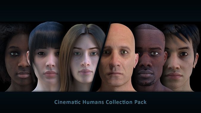 Cinematic Humans 3D Model Collection