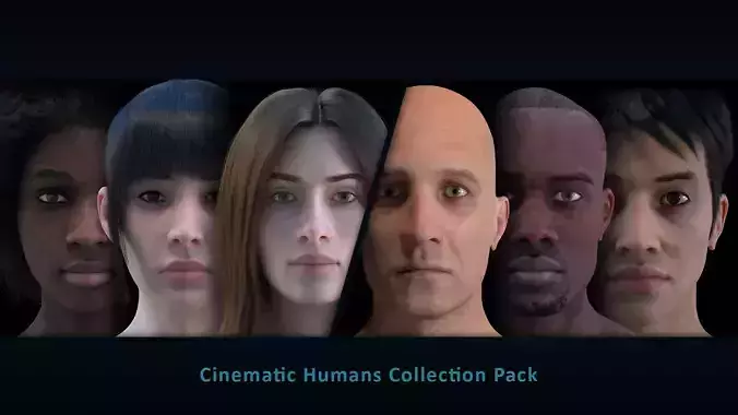 Cinematic Humans 3D Model Collection