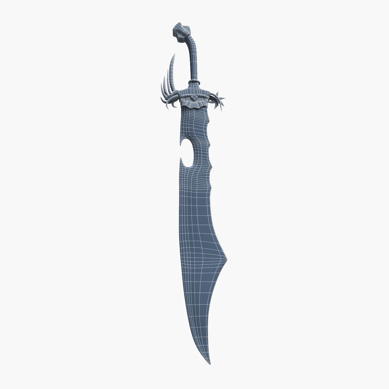 Eastern Battle Sword 3D model_18
