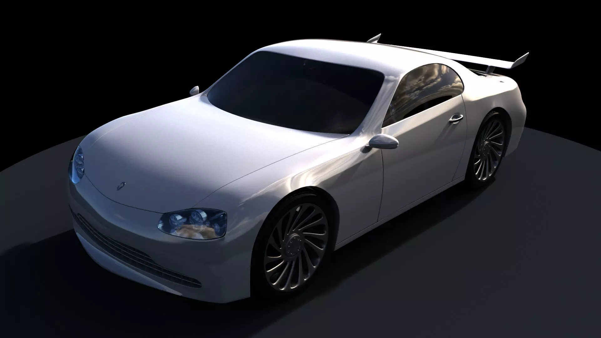 Racing Car 3D model_0