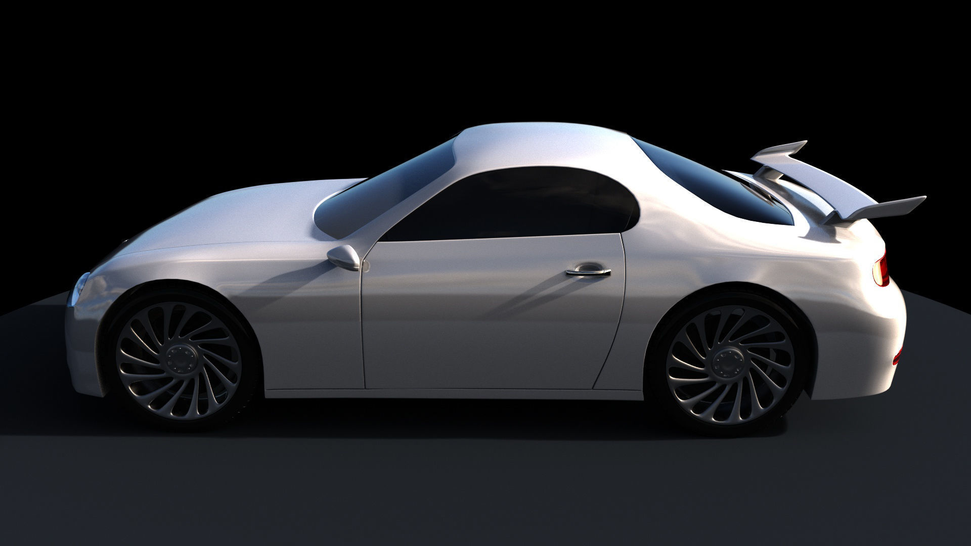 Racing Car 3D model_2