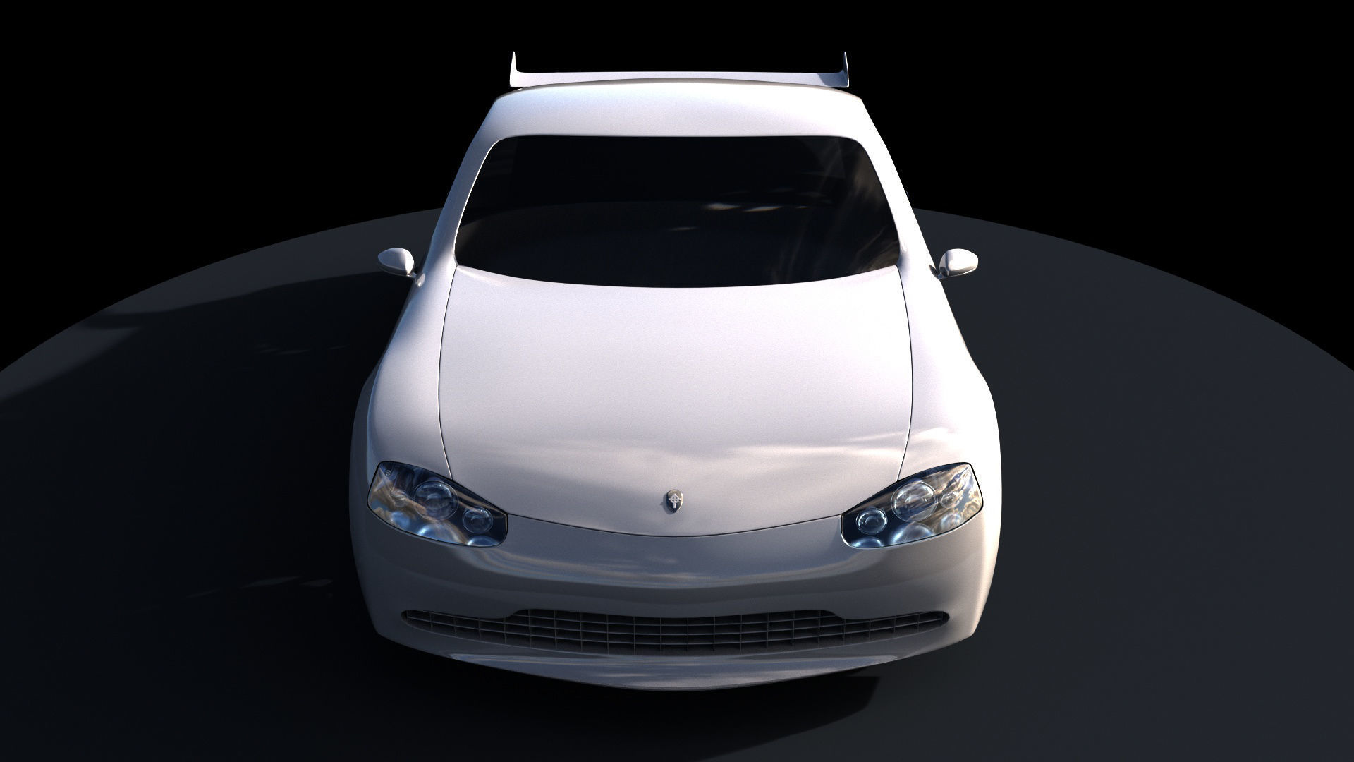 Racing Car 3D model_3