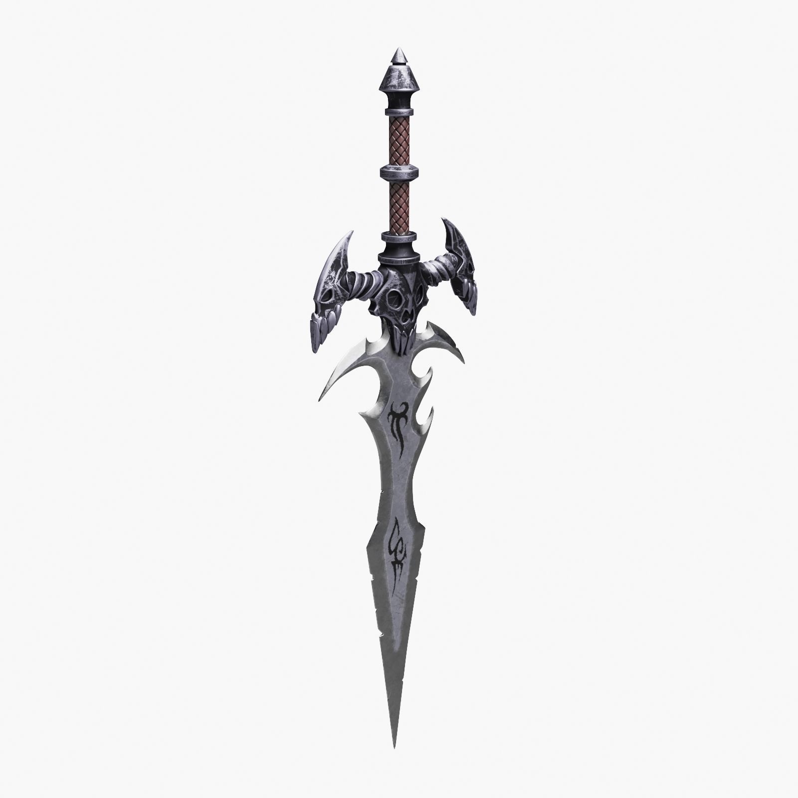 Ancient Battle Sword 3D model_9
